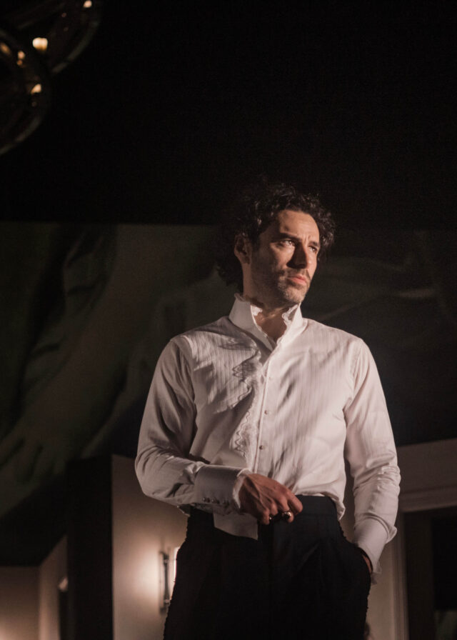 Aidan Turner in a scene from Les Liaisons Dangereuses.