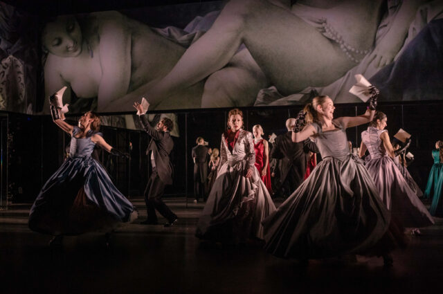 Lesley Manville in a scene from Les Liaisons Dangereuses.
