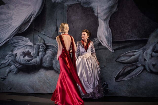 Hannah van der Westhuysen and Lesley Manville in a scene from Les Liaisons Dangereuses.