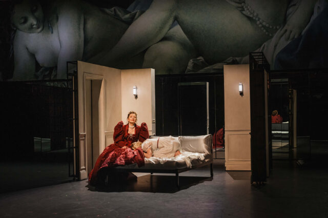 Hannah van der Westhuysen and Lesley Manville in a scene from Les Liaisons Dangereuses.
