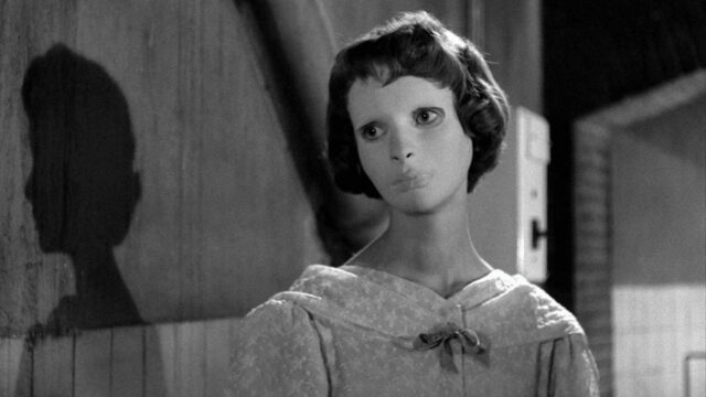 Edith Scob in a scene from Eyes Without a Face.