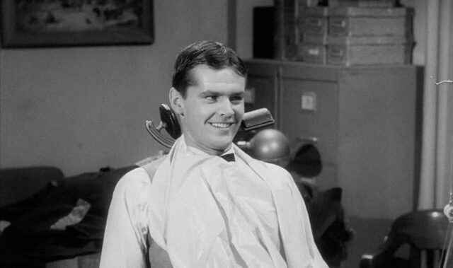 Jack Nicholson in a scene from Little Shop of Horrors.