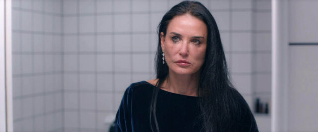 Demi Moore in a scene from The Substance.